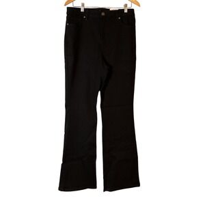 Style & Co Women Black High Rise Bootcut Jeans Slimming Power Mesh Size‎ 12 NEW